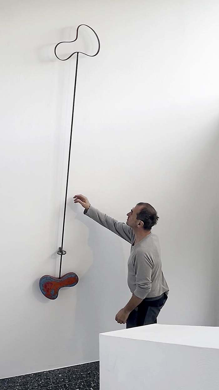 Das Selbstportrait - Stahl, Lackiert, patiniert, H 240 cm, 2025